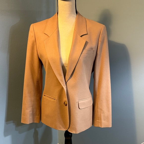 Pendleton 8P Women's Camel Wool Blazer - Picture 1 of 9